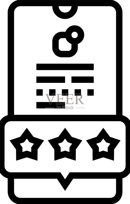 服务反馈线性图标图标素材