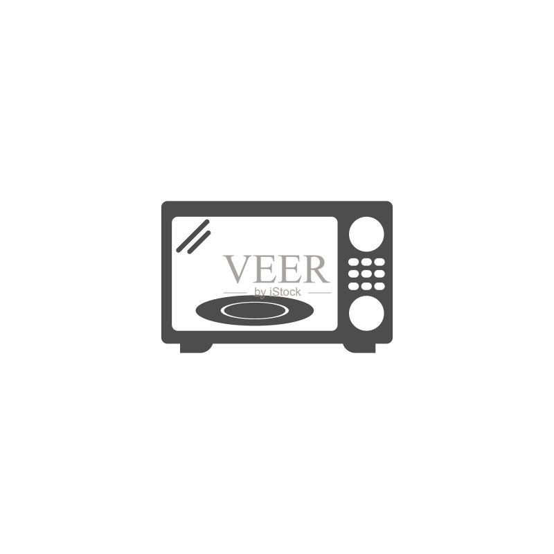 微波炉图标Logo设计模板图标素材