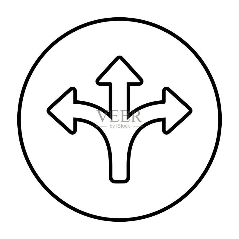 箭头路标图标图标素材