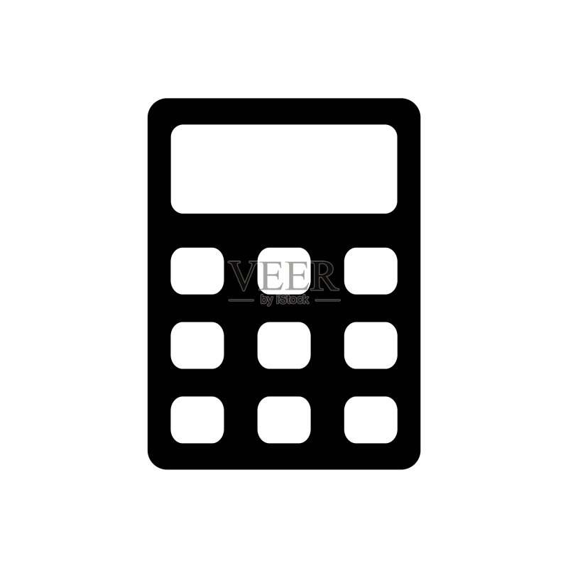 扁平风格计算器图标图标素材