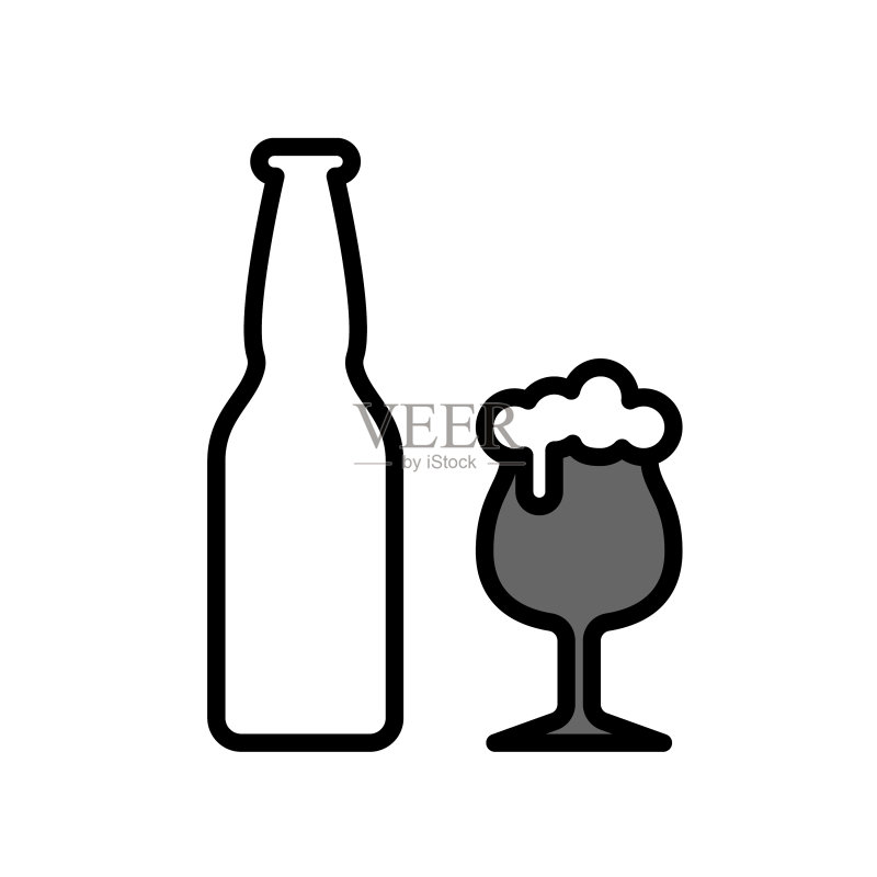 啤酒图标图案图标素材