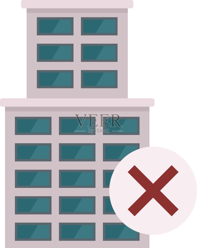 建筑物拆除图标图标素材