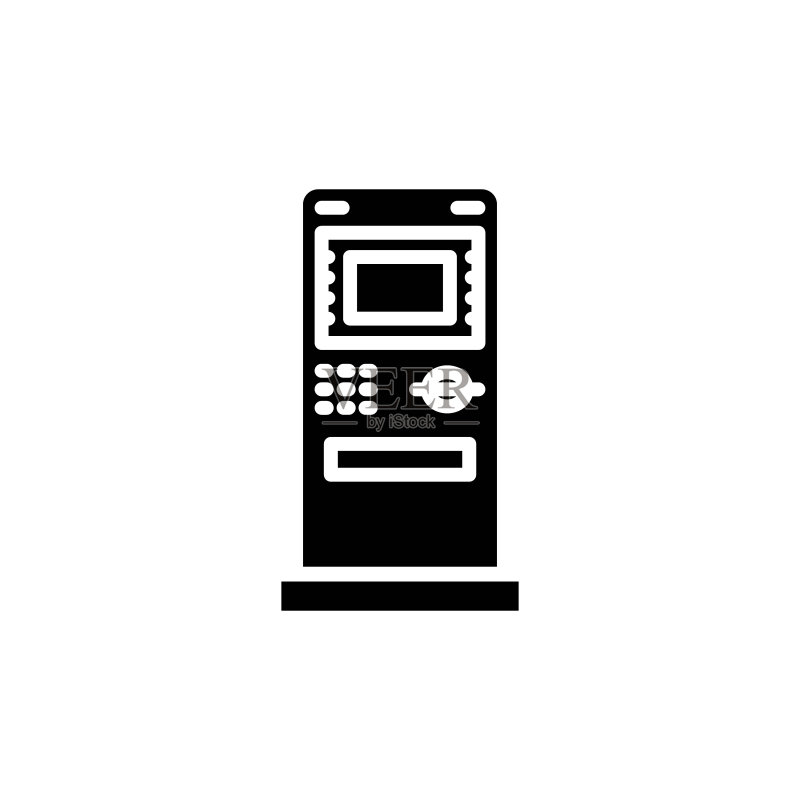 矢量ATM图标：标志设计图标素材