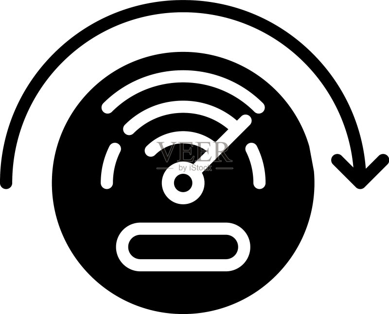 速度传感器黑色标志图标图标素材