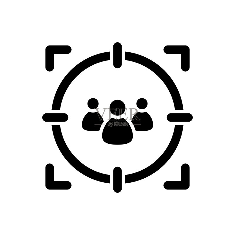 矢量目标受众图标 - 标志设计图标素材