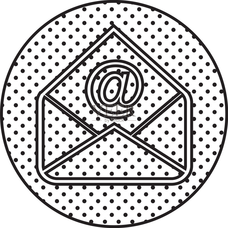 电子邮件和邮件图标符号设计图标素材