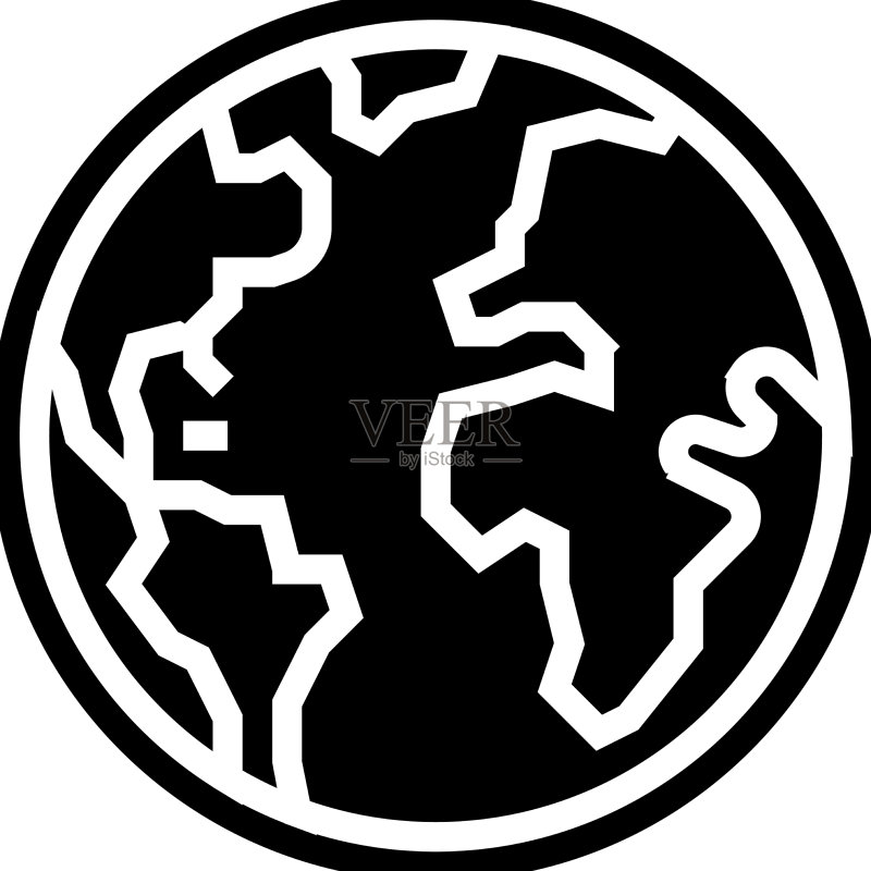 世界星球标志符号图标图标素材