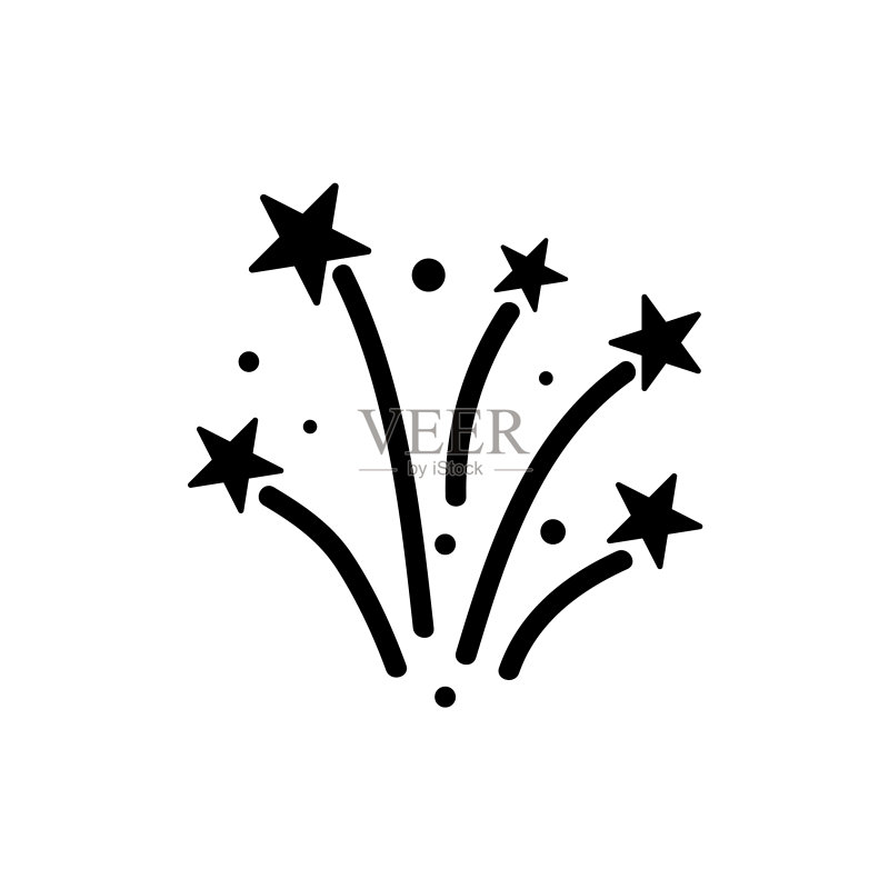 烟花图标：烟火图标素材
