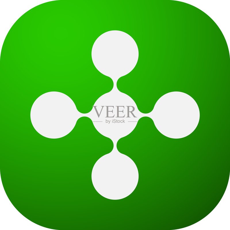 互联圈节点为科技科技图标素材