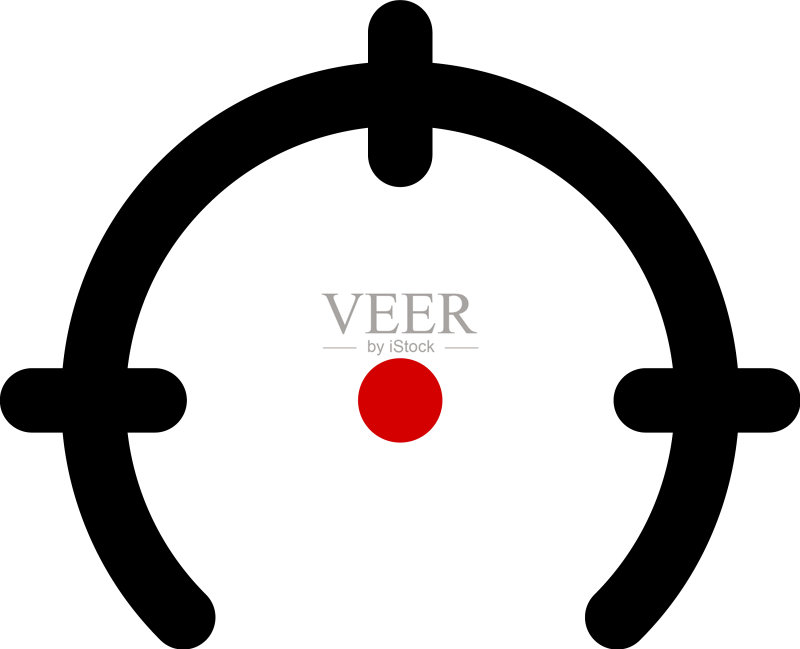 十字线目标标记十字线图标符号图标素材