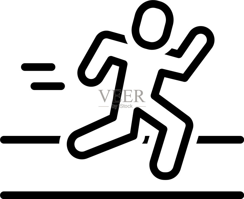 跑步者图标素材