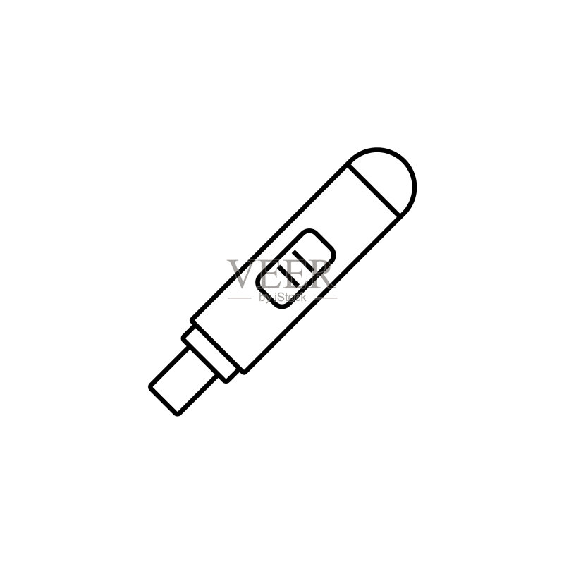 妊娠测试细线条图标图标素材