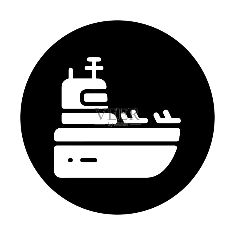 航母舰船图标图标素材