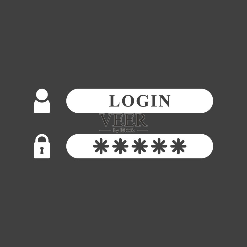 登录密码输入框图形图标素材