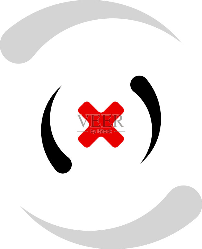 目标标记十字线和取景器图标图标素材