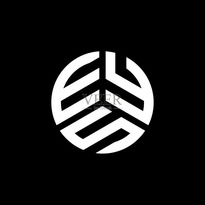 EYS字母标志设计（白色背景）图标素材