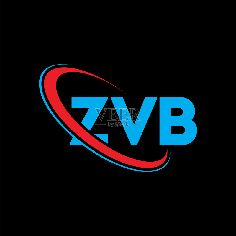 ZVB字母logo设计图标素材