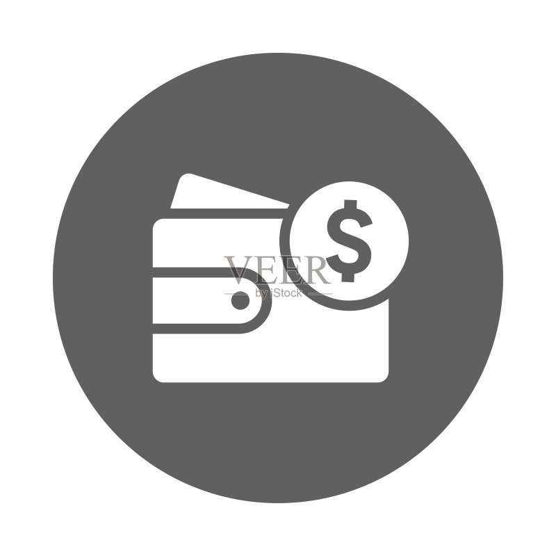 付款方式图标。灰色矢量图形图标素材