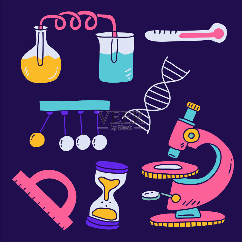 科学实验或测量用测试设备图标素材