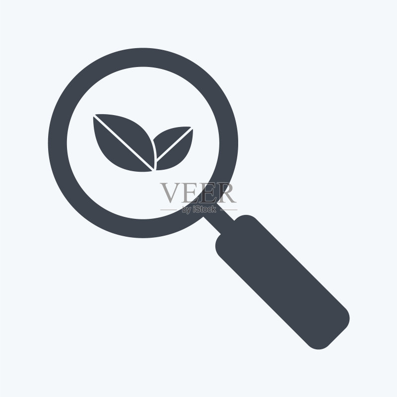 适用于IT服务的有机搜索图标图标素材