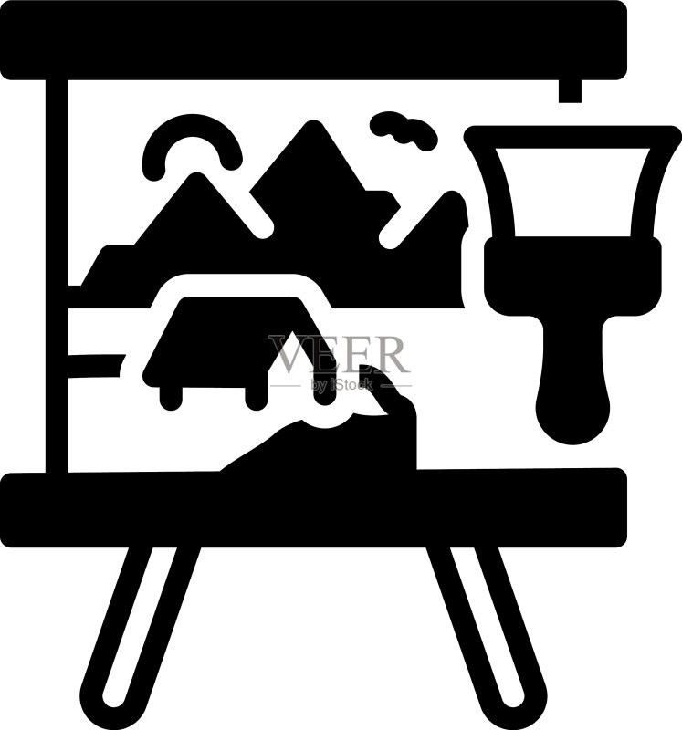 绘画作品图标素材