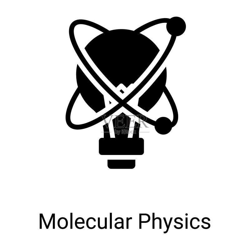 分子物理白色背景图标图标素材