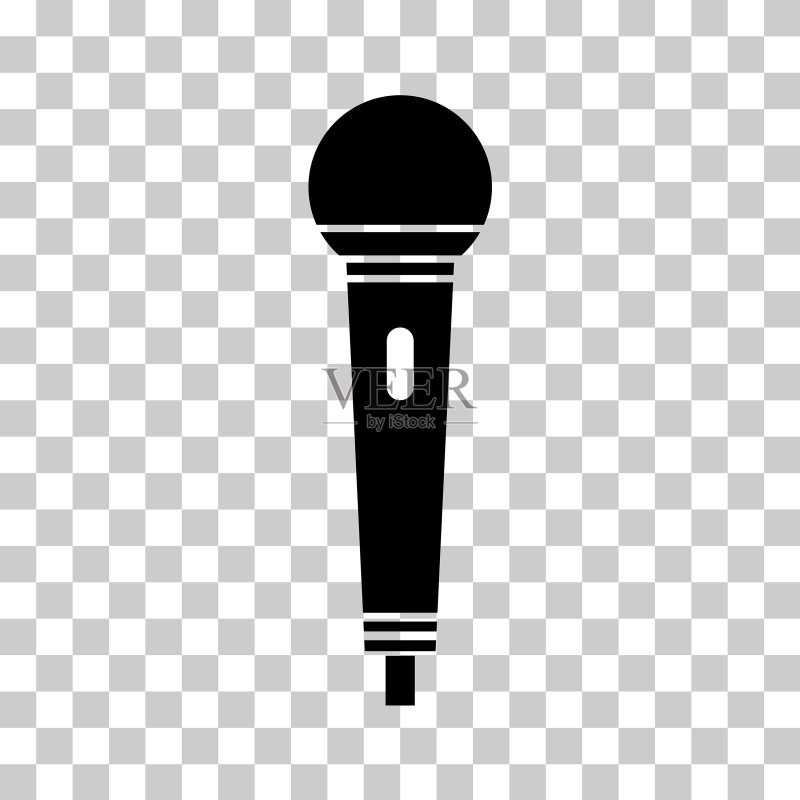 麦克风音频语音符号记录图标图标素材