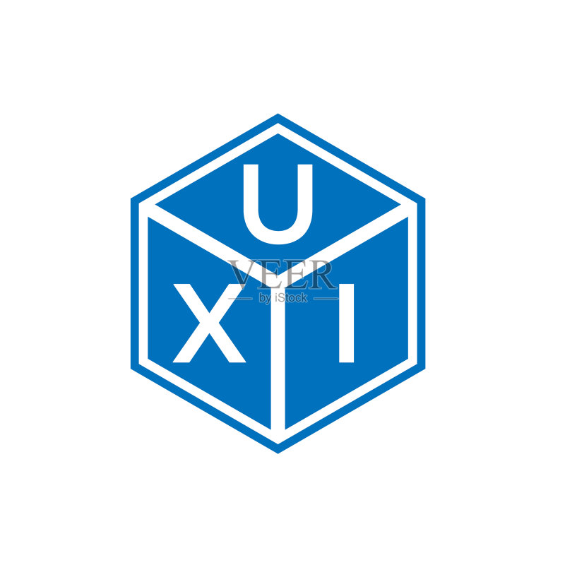 UXI字母标志设计图标素材
