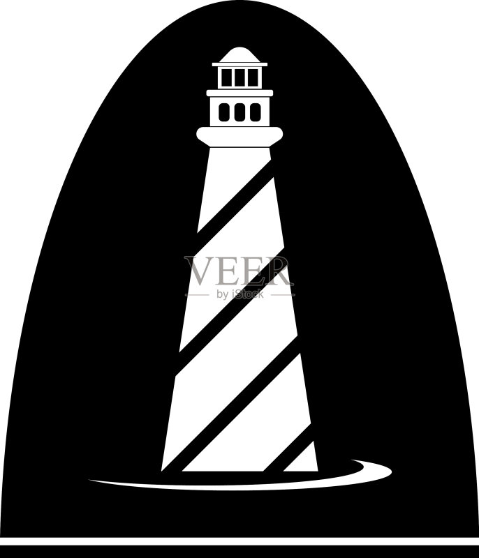灯塔Logo图标素材