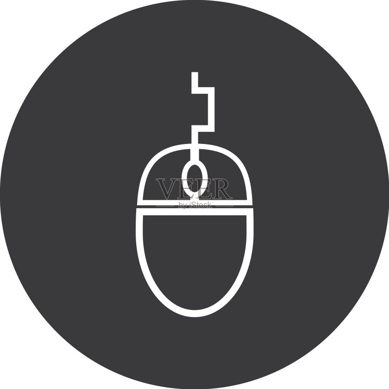 电脑鼠标Logo图标素材