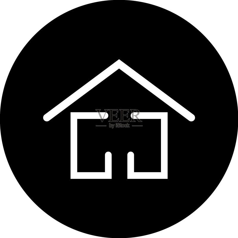 房屋标志图标素材