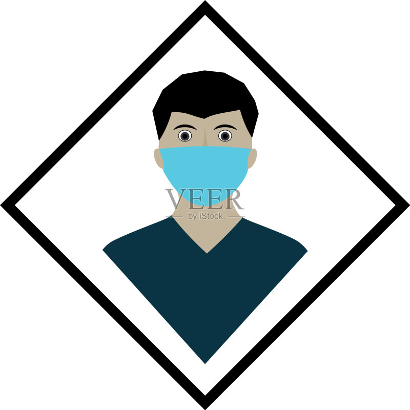 口罩图标图标素材