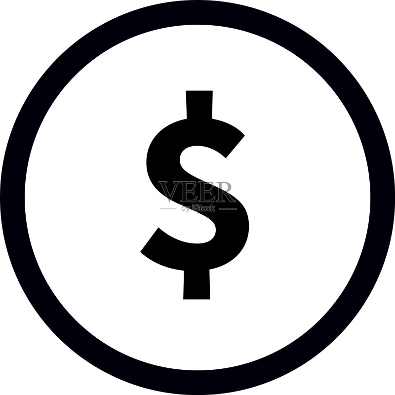美元符号图标图标素材