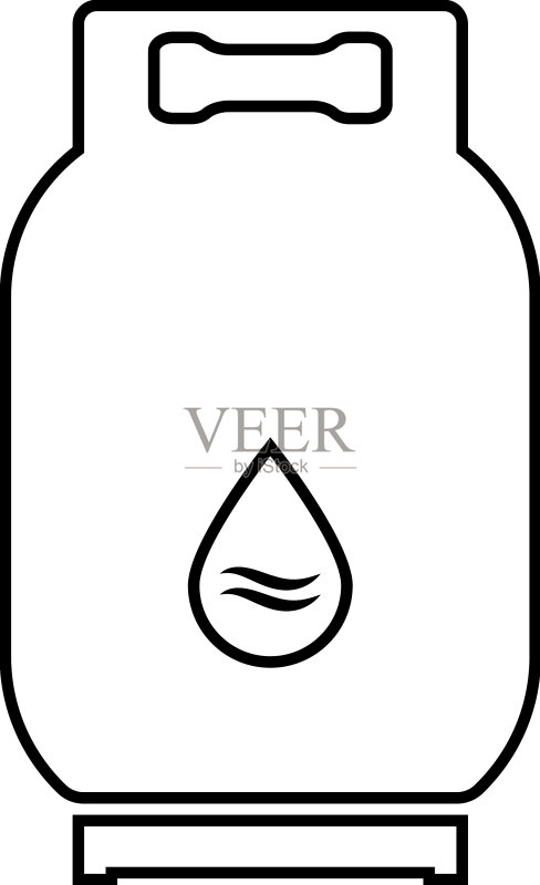 气瓶图标图标素材