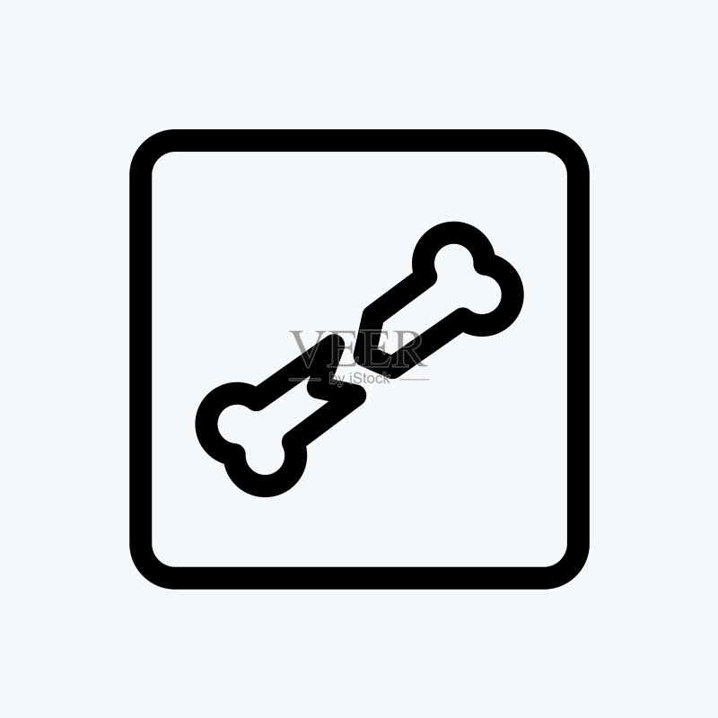 教育X光线条图标图标素材