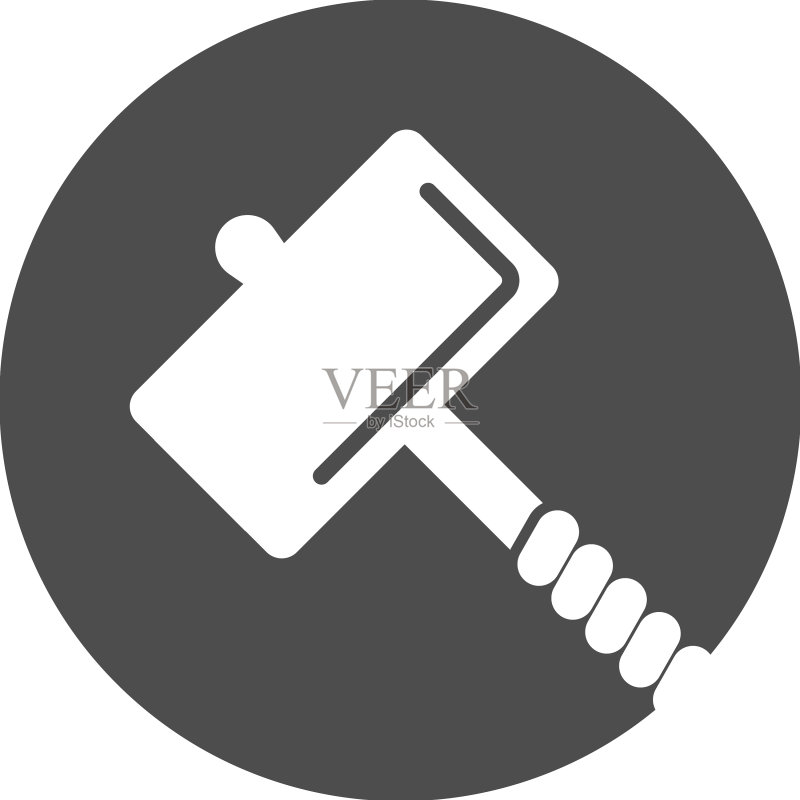 锤子图标logo扁平设计图标素材