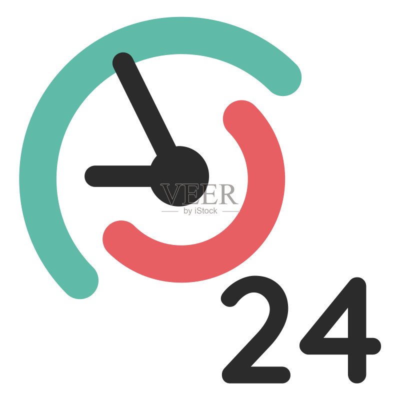 24小时联系方式图标图标素材