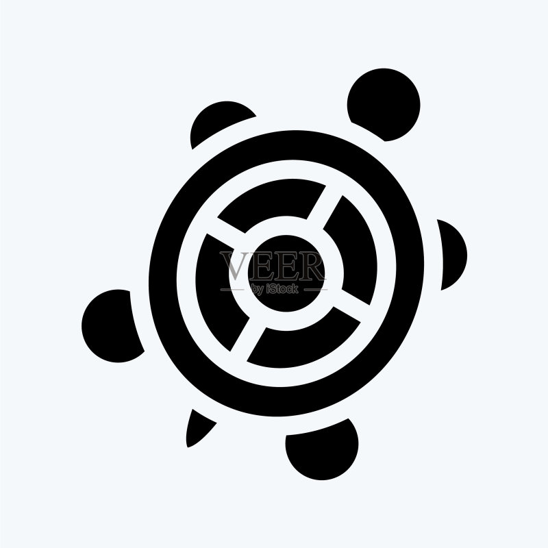 适合海鲜标志的海龟肉图标图标素材