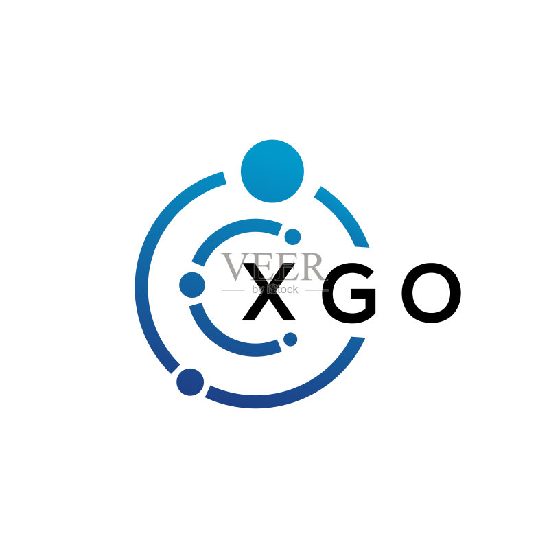 xgo字母科技logo设计图标素材