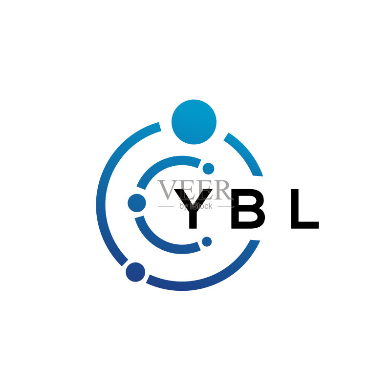 YBL字母科技标志设计图标素材