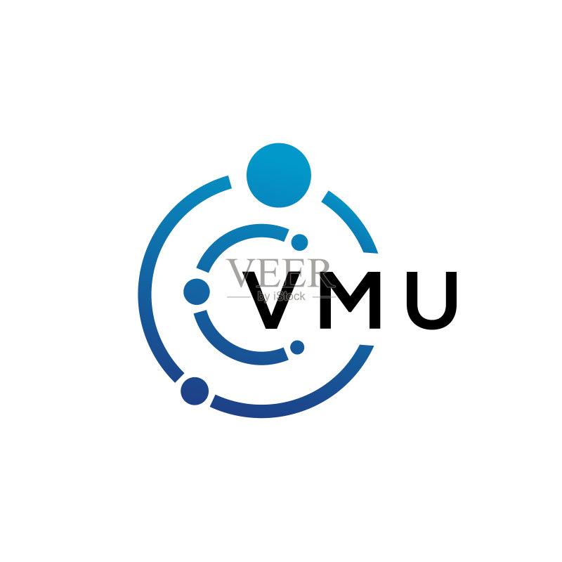 VMU字母科技Logo设计图标素材