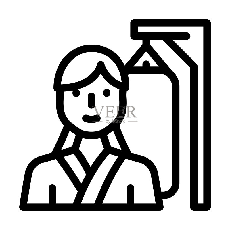 冲击运动女子运动线条图标矢量图图标素材