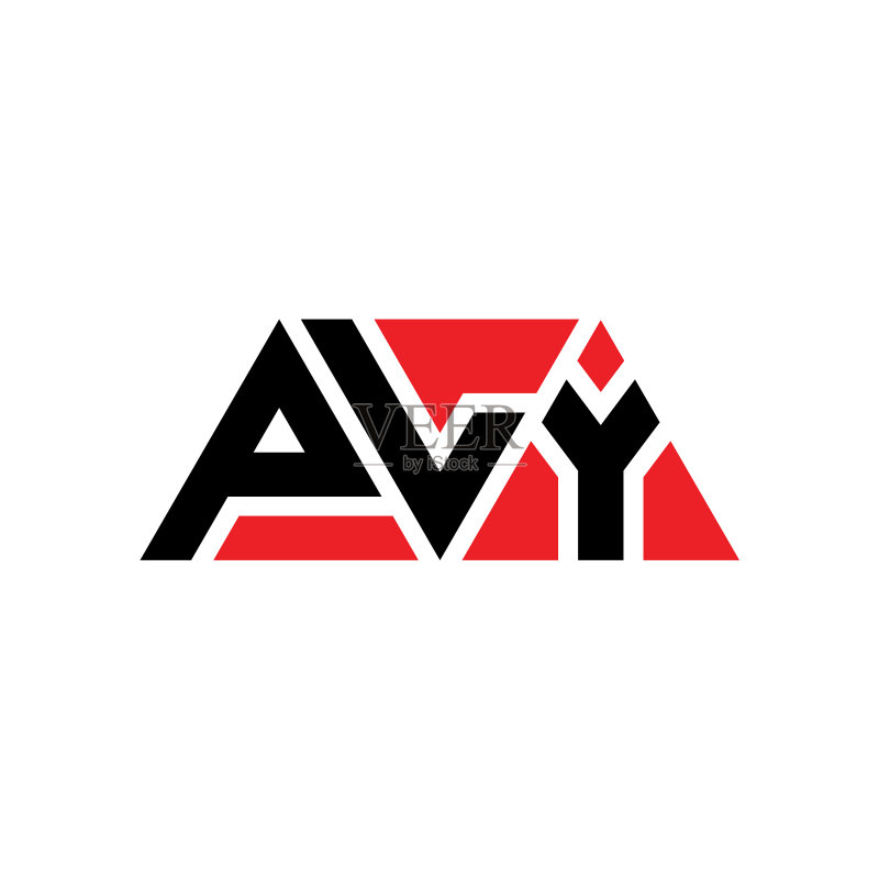 三角形字母logo设计图标素材