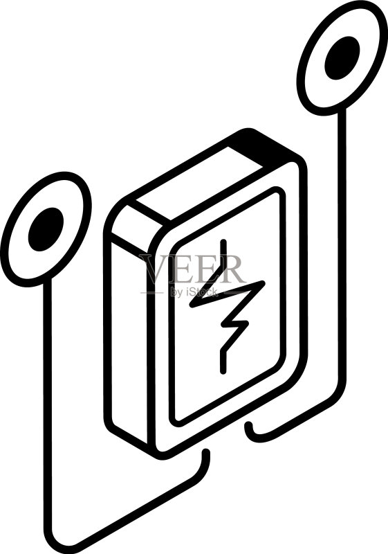 血压仪2.5D图标图标素材