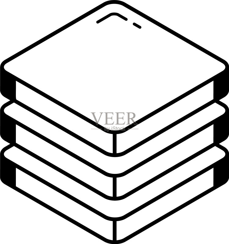 图层等距图标设计图标素材