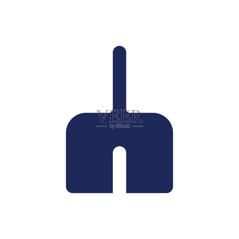 黑色扫帚Glyph UI图标图标素材