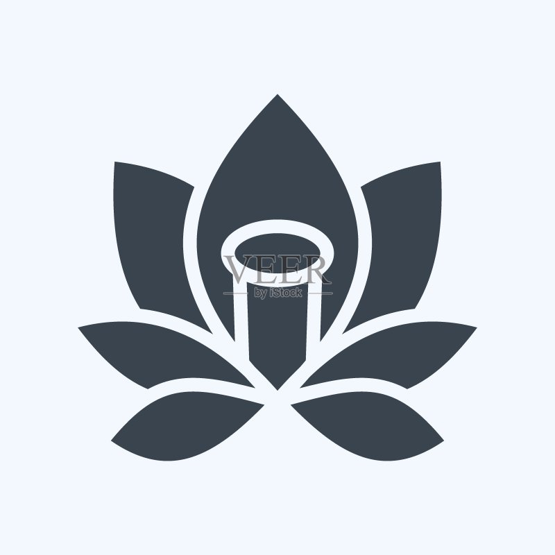 泰国莲花标志世界旅行旅游简约图标矢量素材图标素材