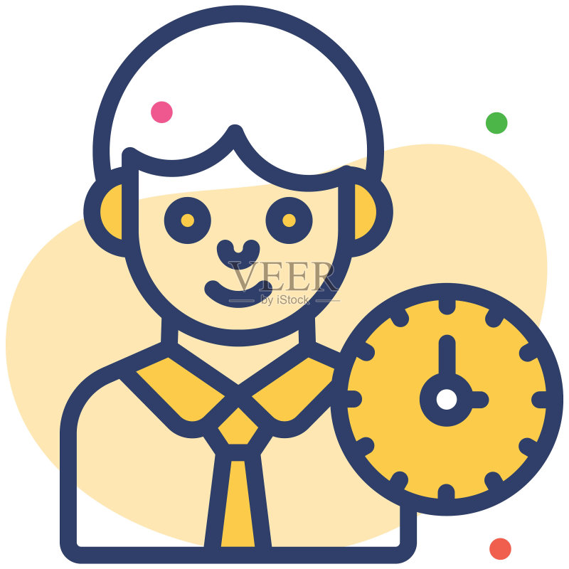 日程表图标：用户界面矢量图，简约线条艺术风格的时尚符号，适用于网站或移动应用设计图标素材