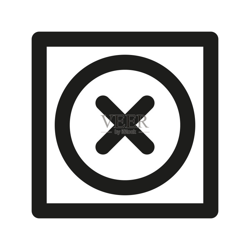 不可翻滚烘干图标，洗涤说明矢量图图标素材