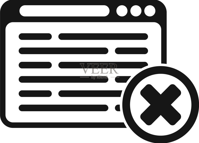 网页不喜欢图标，简约社交媒体图标素材